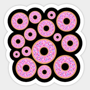 Sprinkle Doughnut Pattern Sticker